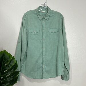 Calvin Klein jeans • mens casual utility button down shirt